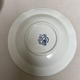 English plates Gien countryside