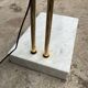 Lampadaire arc pied marbre année 70/80