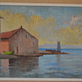 View of martigues mid-twentieth century