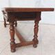 Farm table in walnut