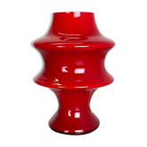 Lampe de table « mushroom » red glass table desktop light made hustadt lights, allemagne, 1970 no.2