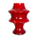 "Mushroom" Red Glass Table Desktop Light Made Hustadt Lights, Germany, 1970 No.2