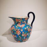Longwy  pitcher decorated with cloisonné enamels - signed