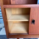 Scandinavian design teak showcase buffet