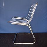 70s chrome metal chairs
