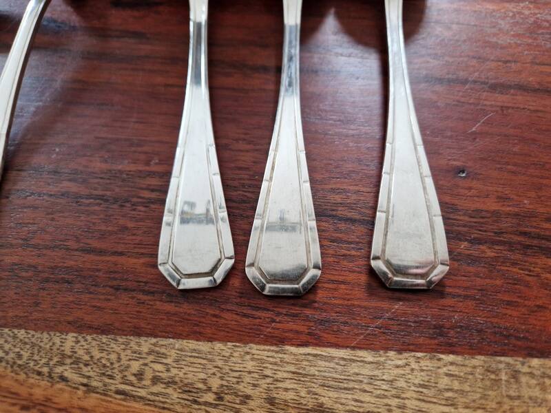 Christofle - Set of 12 Tosca pattern silver-plated table spoons