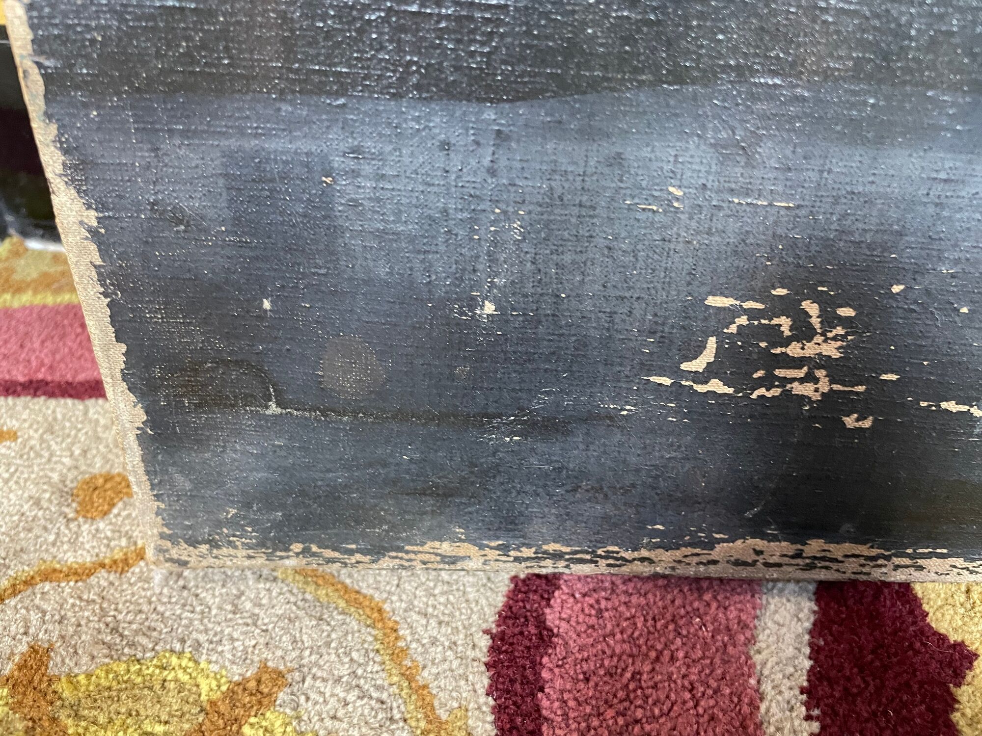 Oil on canvas portrait of a woman signed