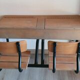 Double school desk