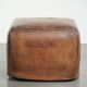 Sheepskin design ottoman with a very beautiful patina and stunning colours