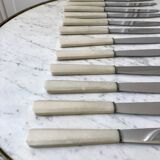 set of 12 bakelite knives from the 60s