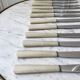 set of 12 bakelite knives from the 60s