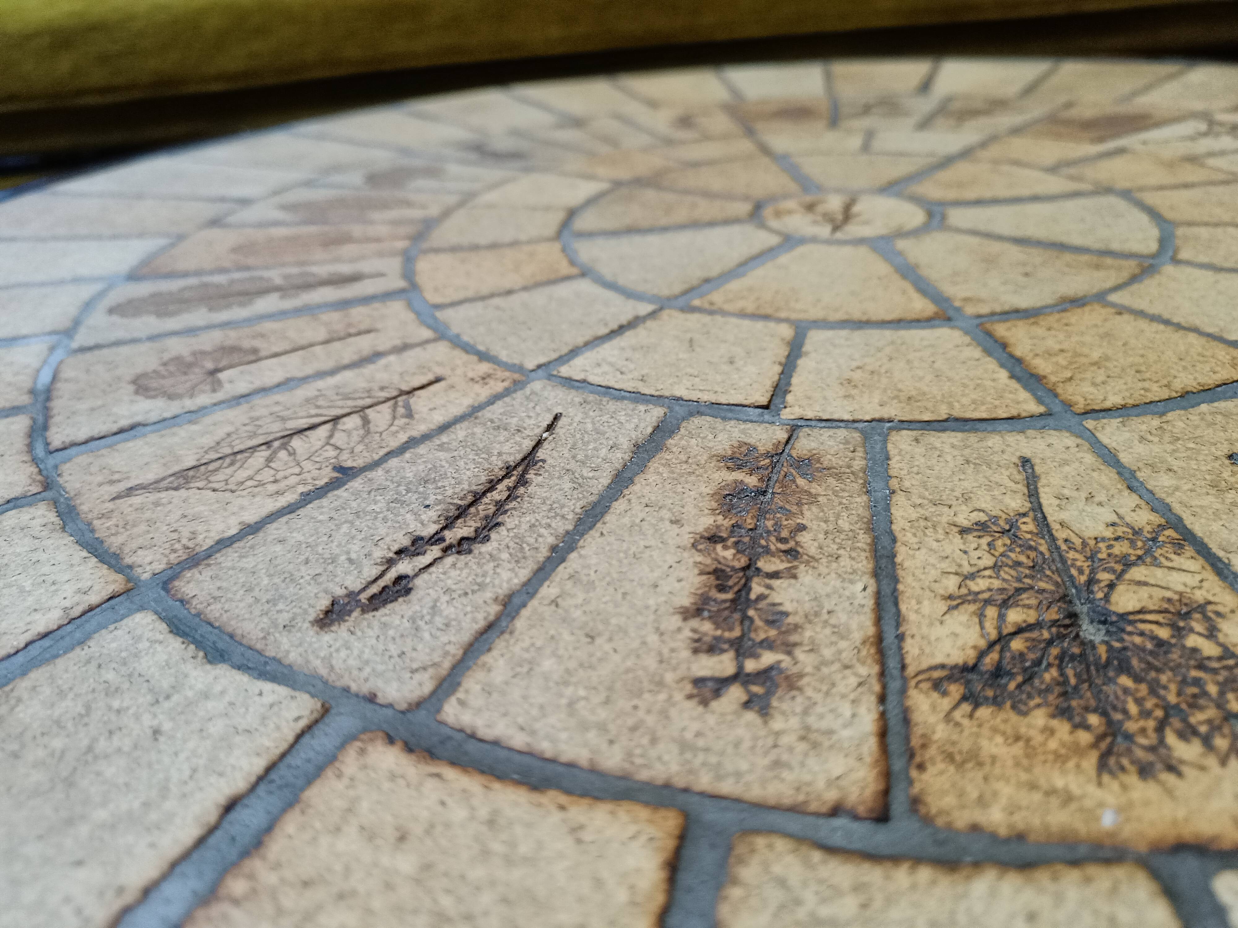 Round coffee table