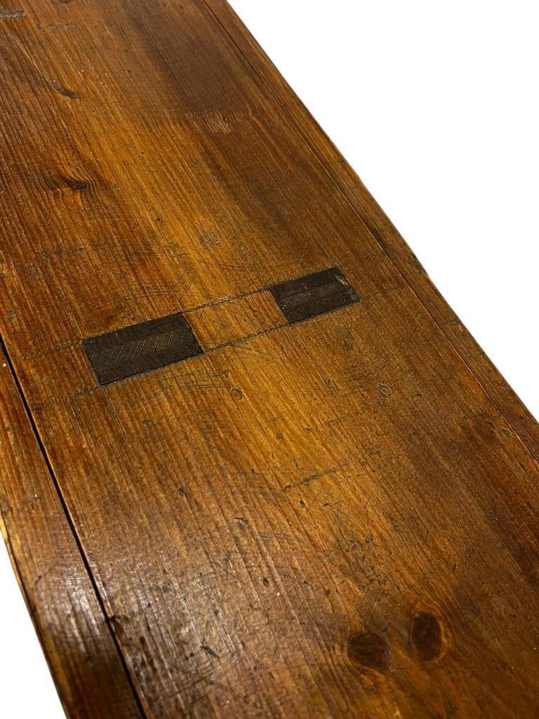 XL vintage solid wood bench / bench