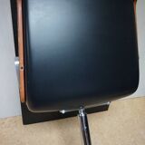 Cognac leather armchair by Delta 2000 for Wilkhahn, Germany, 1960s