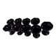 9 coupes à dessert Luminarc noires