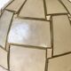 Vintage day abat to hang in mother-of-pearl and brass