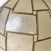 Vintage day abat to hang in mother-of-pearl and brass