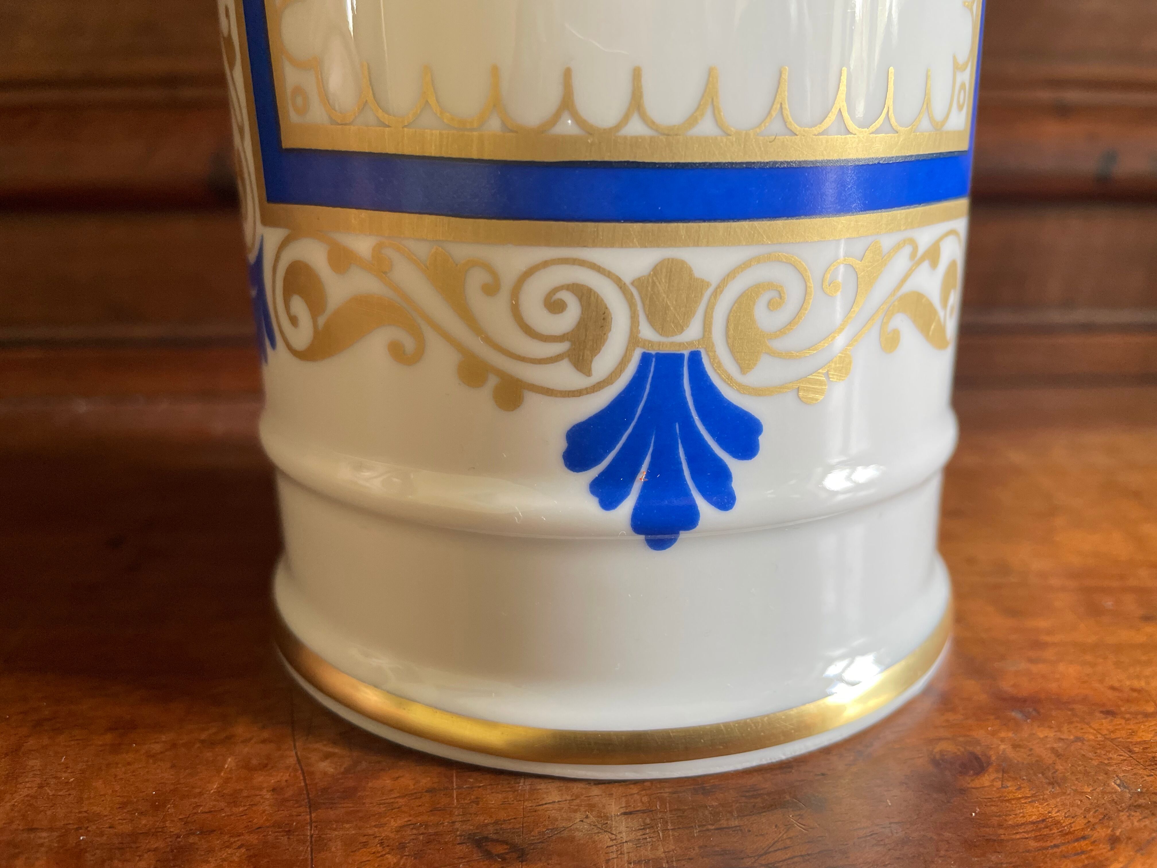 Limoges Ternet porcelain medicine jar