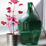 Vintage Demijohn Lamp Light