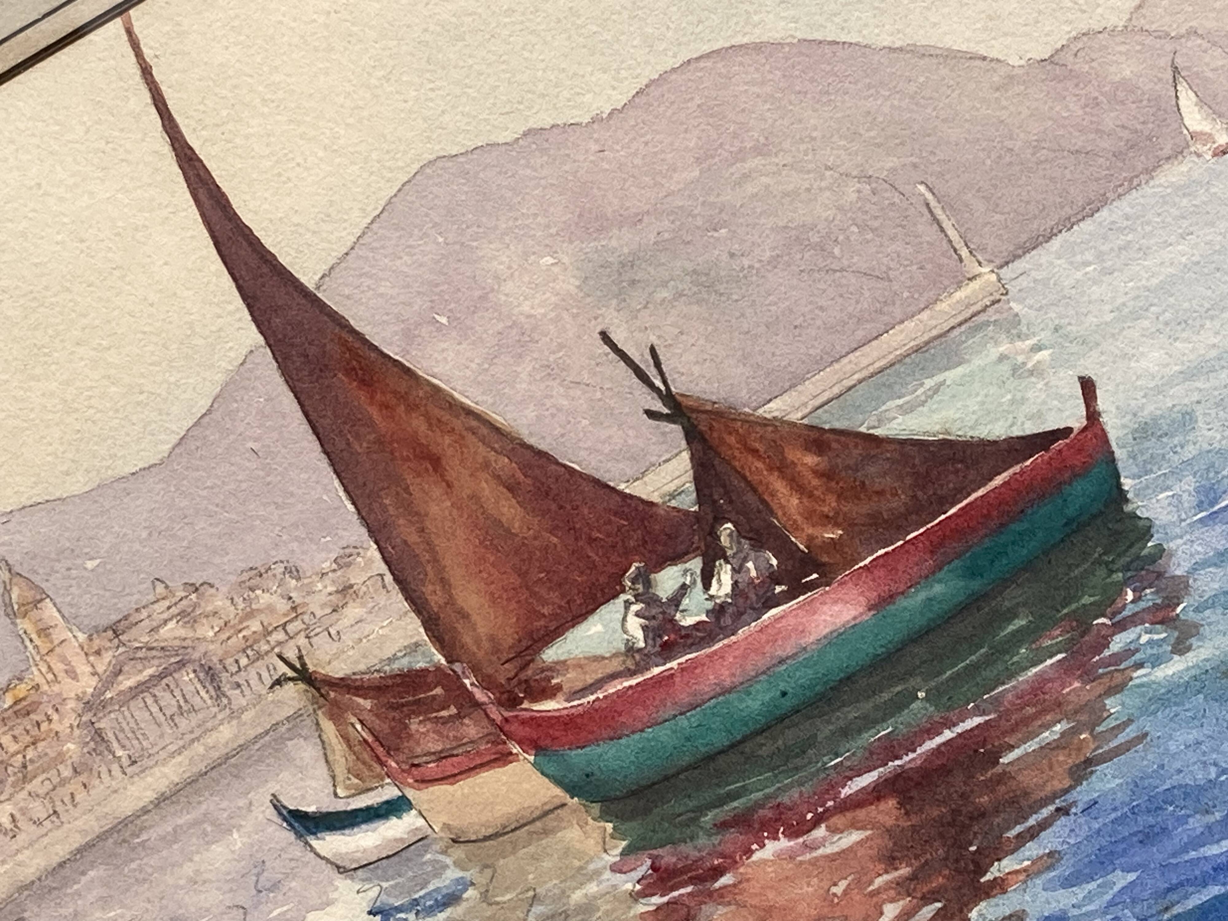 Geo Duchesne (20th century), Framed and signed marine