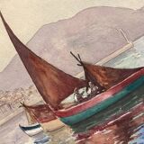 Geo Duchesne (20th century), Framed and signed marine