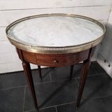 Louis XVI style bouillotte table in mahogany