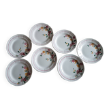 Assiettes à dessert en porcelaine de Sarreguemines