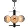 Midcentury Chandelier Murano, Mazzega, 1970s