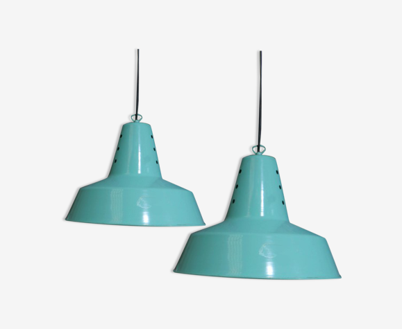 Lampe industrielle hangar avec abat-jour en aluminium