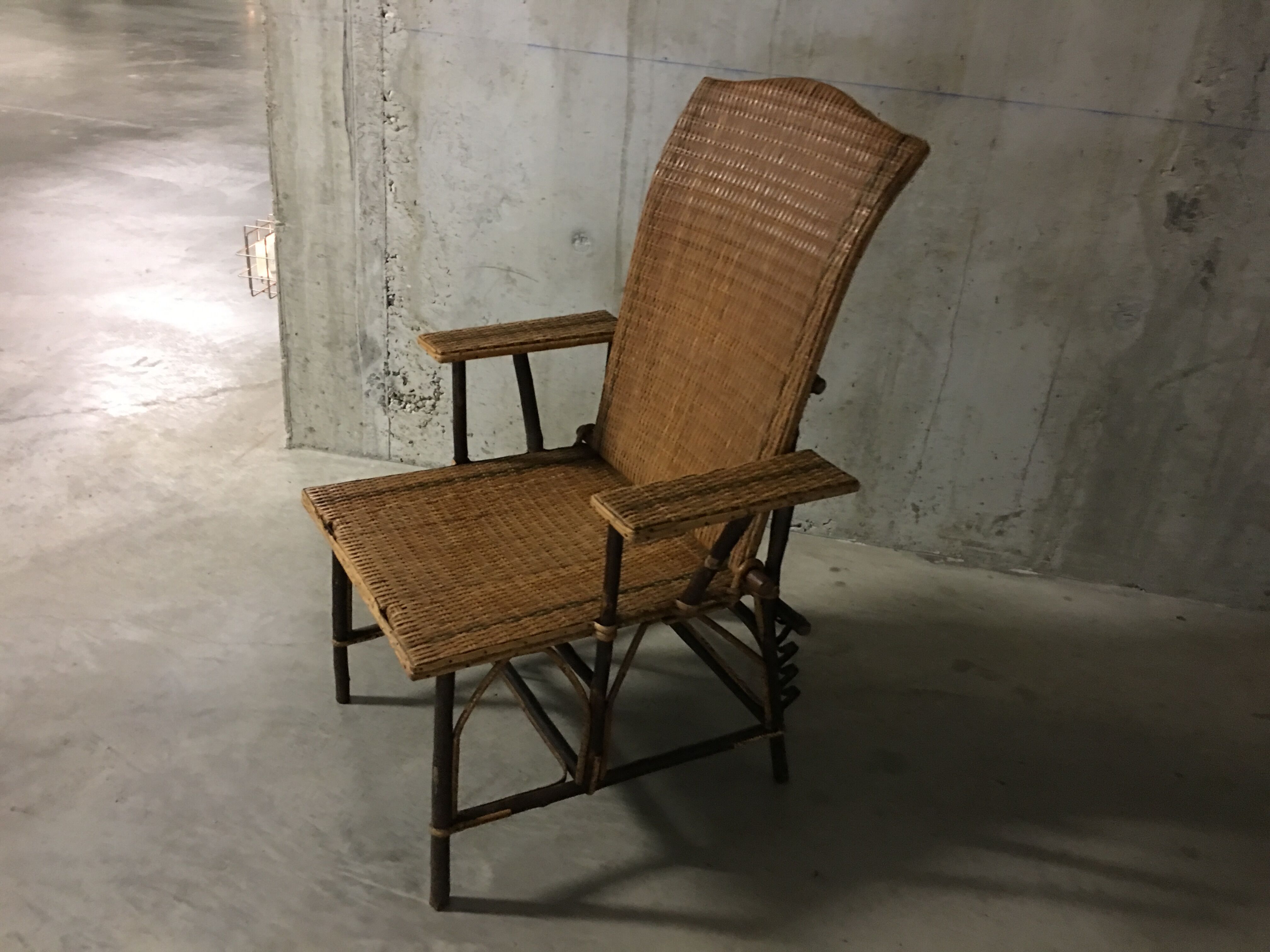 50s Wicker Lounge chair
