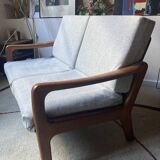 Scandinavian bench 2 seats by Juul Kristensen
