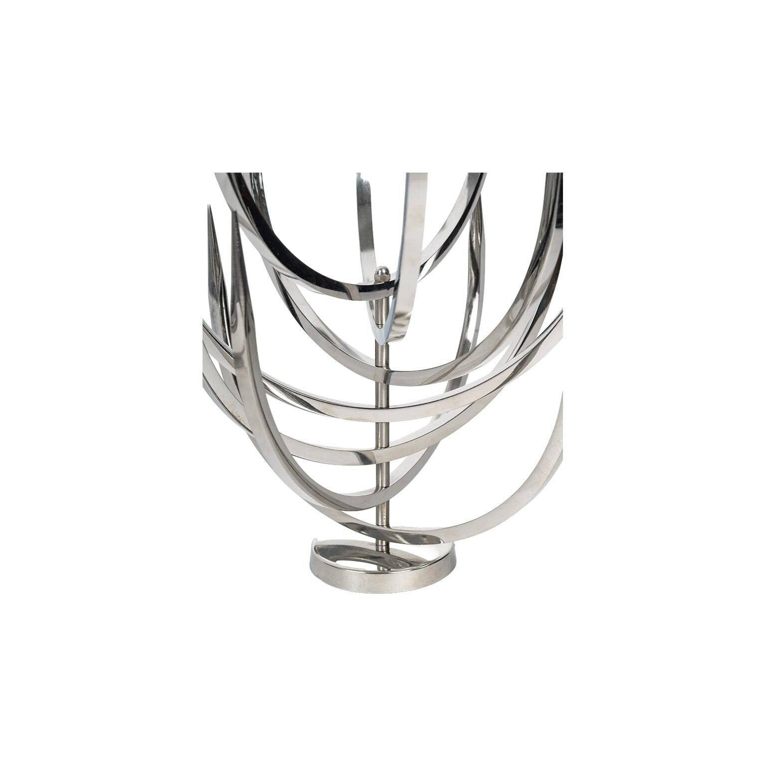 Pair of candlesticks by Xavier Féal for Inox Industrie, 1970