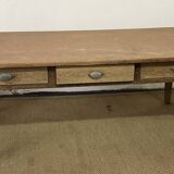 Vintage 3 Drawer Farmhouse Table