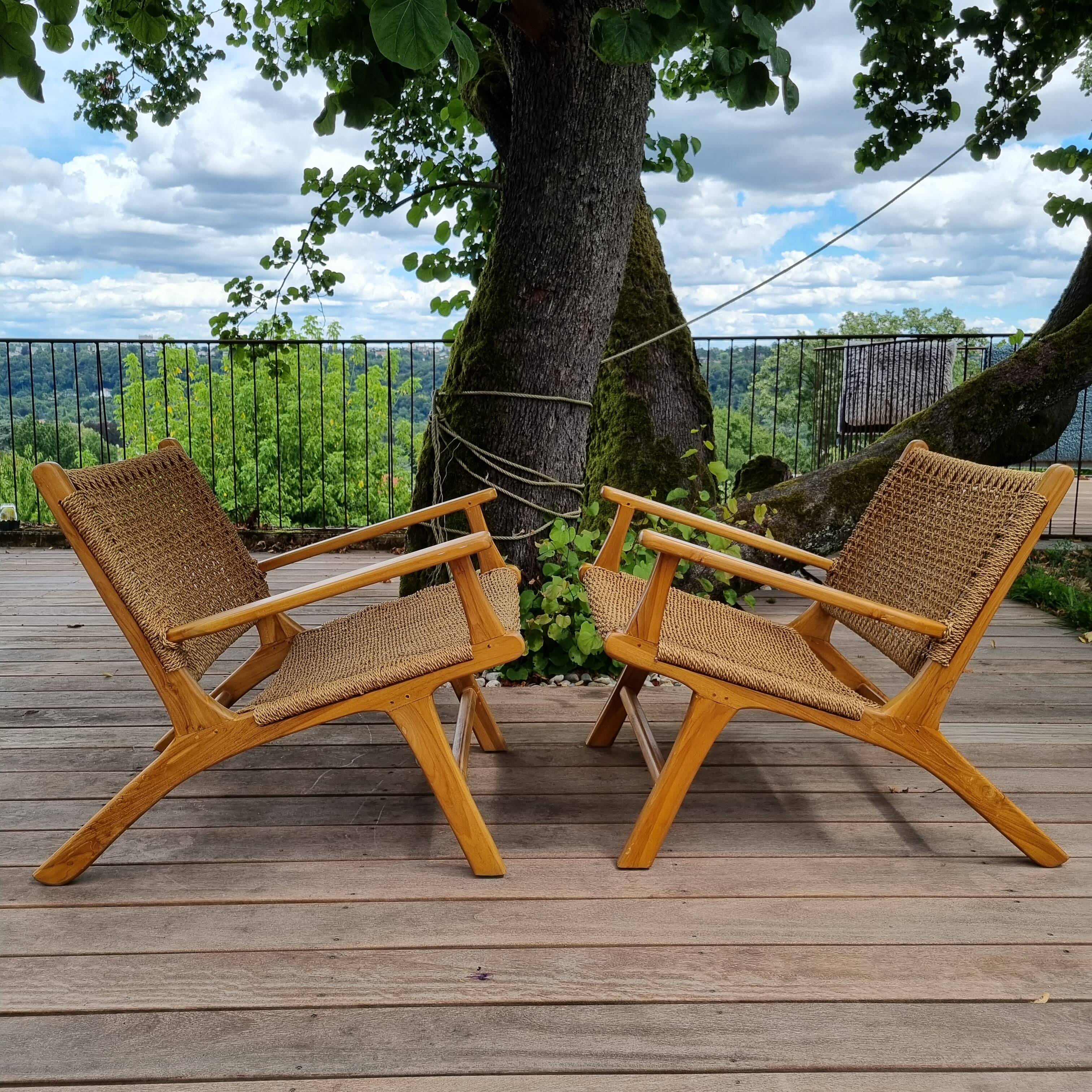 Olivier De Schrijver Leather Wood Chair