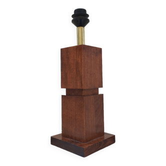 Geometric wooden lamp