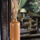 Vintage stoneware liqueur bottle