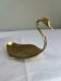 Brass swan catchall