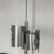 Space age brushed metal 3-light pendant lamp