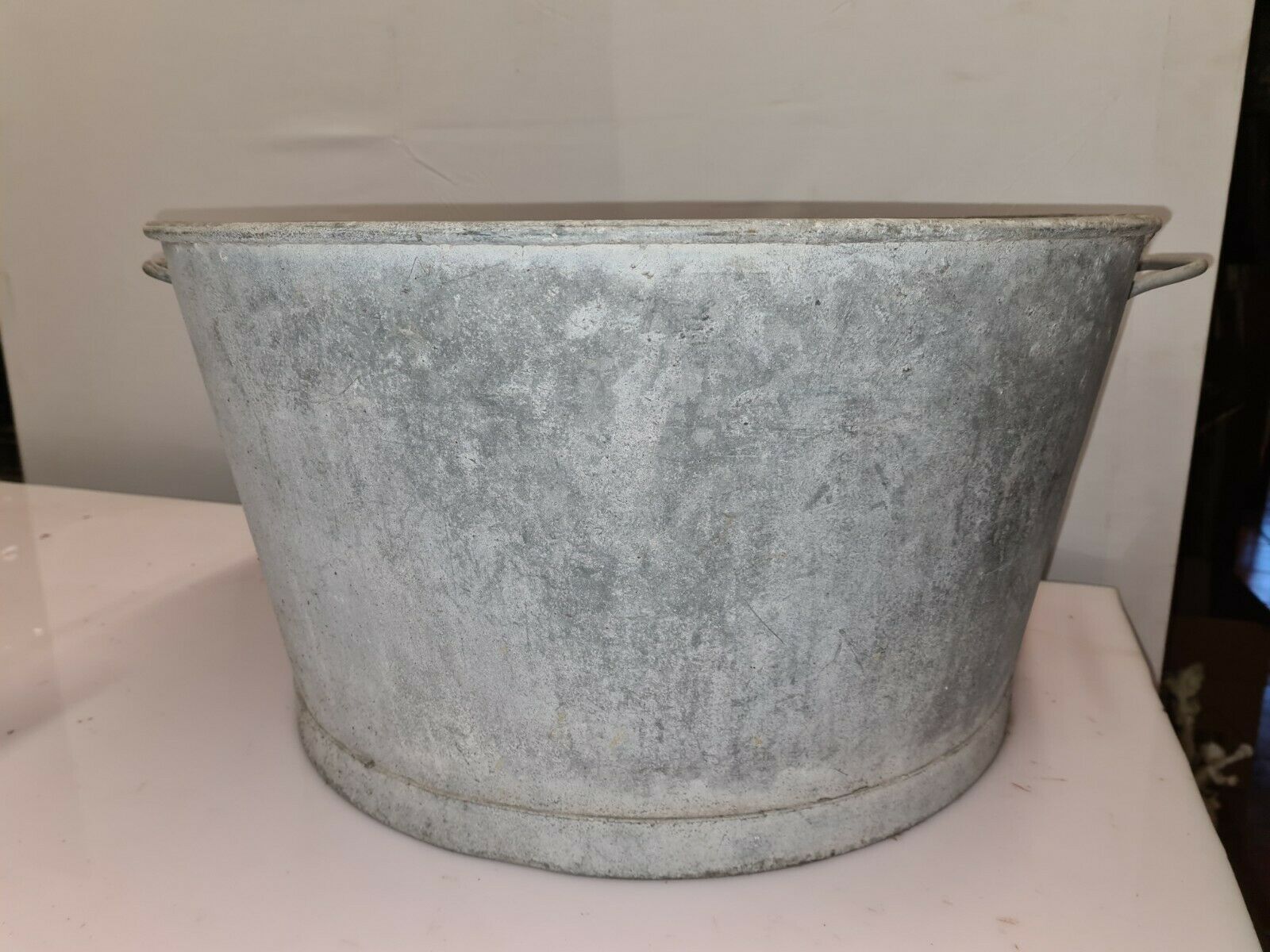 Bac en zinc bassine
