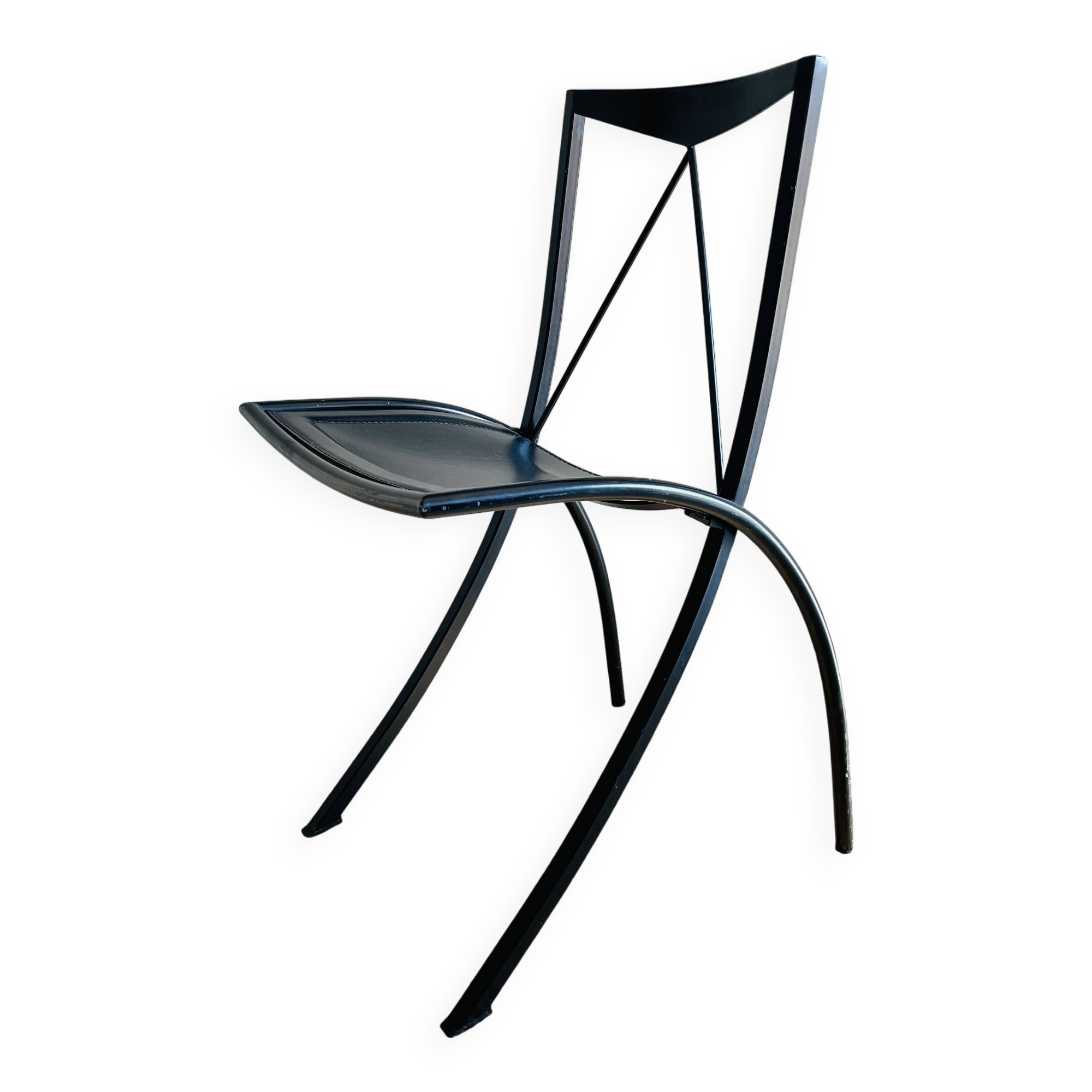 Bella folding chair by Cattelan Italia - Elegant and practical black