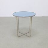 Dutch round bauhaus side table, 1930s