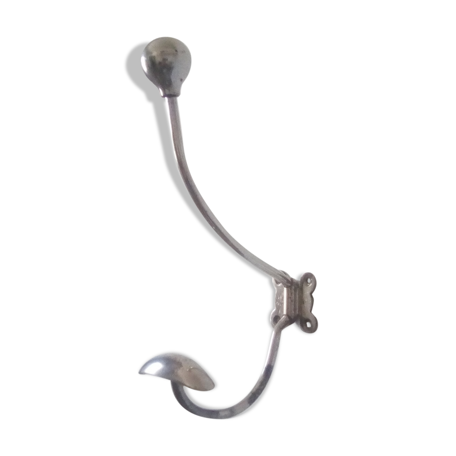 Vintage steel patère 60s/70s