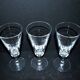 Baccarat lot de 6 flûtes à champagne en cristal taillé modèle Carcassonne 1960