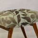 Duo of stools in 50s beech fully restored