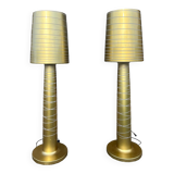 Pair of outdoor floor lamps Lady by Marc Sadler for Serralunga 206cm, design XXth