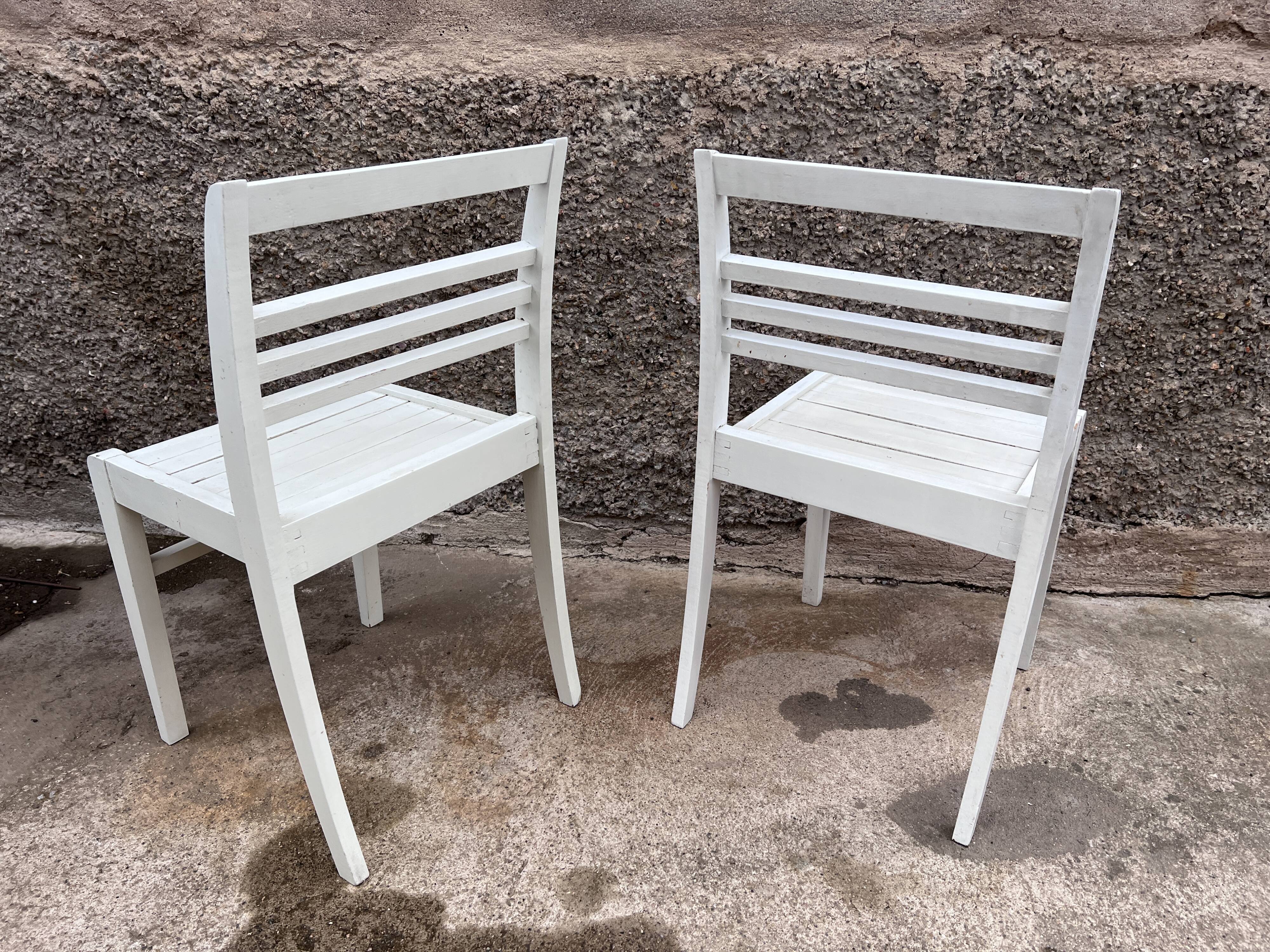 Pair of chairs reconstruction René Gabriel 50