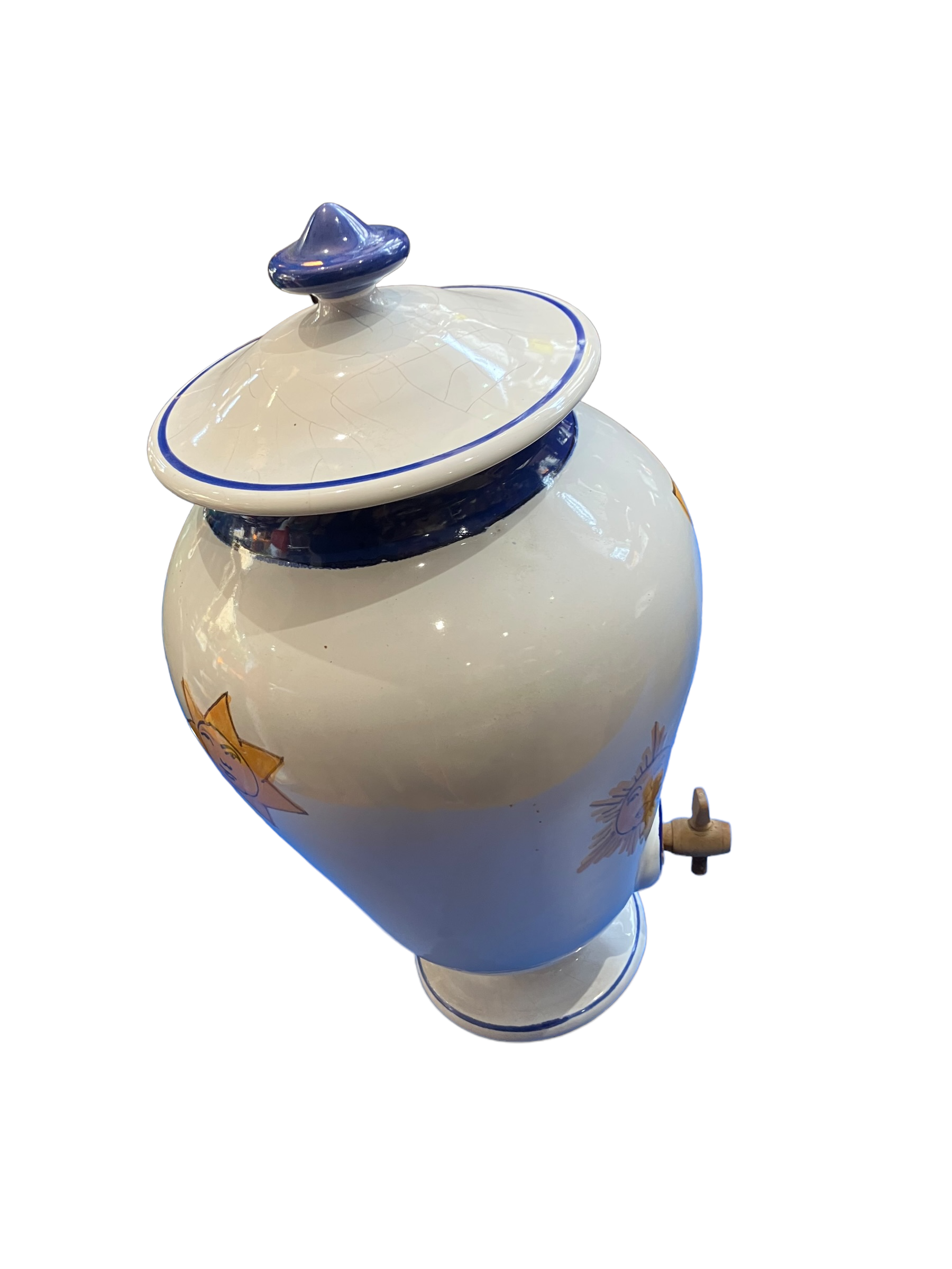 Water fountain in earthenware pattern sun christian dior