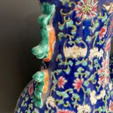 Paire de vases chinois en porcelaine de fin 19è siècle