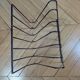 Magazine rack or record holder “Z” by François Arnal, Vintage design from the 1960s