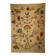 Large beige Indian rug with floral patterns 196x137.